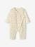 Wrap-Over Sleepsuit in Cotton Gauze, Special Opening for Newborn Babies ecru 