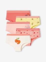 Girls-Underwear-Pack of 5 Fruit Shorties for Girls
