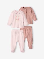 Baby-Pyjamas-Pack of 2 Pyjamas in Jersey Knit for Baby Girls