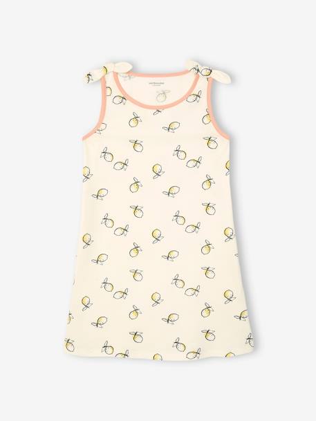 Lemons Nightie for Girls ecru 