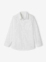 -Plain Long Sleeve Shirt for Boys
