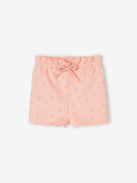 Fleece Shorts for Babies pale pink 