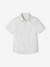 Plain Short Sleeve Shirt for Boys white 
