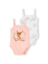 Baby-Bodysuits & Sleepsuits-Pack of 2 Bambi by Disney® Bodysuits for Babies
