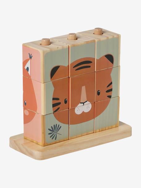 Stacking Cubes Puzzle in FSC® Wood wood 