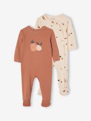 Baby-Pack of 2 Fruity Sleepsuits for Babies