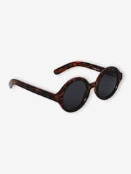 Girls-Rounded Sunglasses with Fancy Motif, for Girls