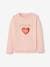 Jumper with Iridescent Motif for Girls rose 