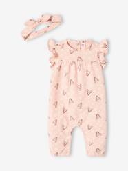 Baby-2-Item Combo: Jumpsuit + Hairband for Girls, Bambi® by Disney