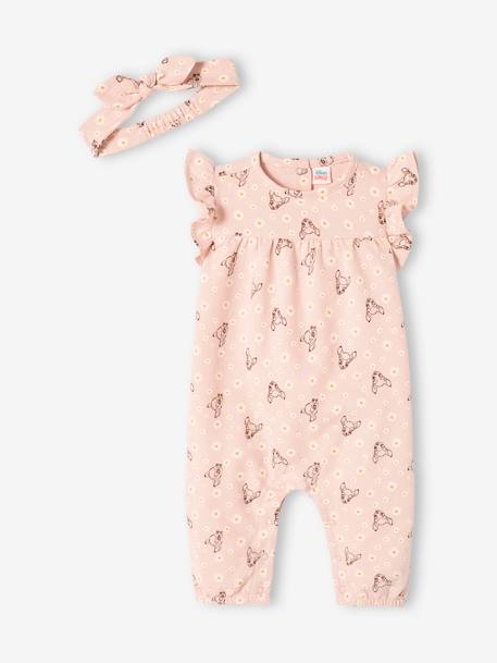 2-Item Combo: Jumpsuit + Hairband for Girls, Bambi® by Disney old rose 