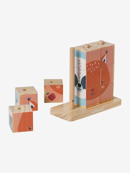 Stacking Cubes Puzzle in FSC® Wood wood 