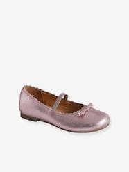 Shoes-Girls Footwear-Leather Ballet Pumps, for Girls