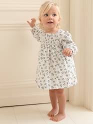 Baby-Smocked Dress with Flowers, for Babies