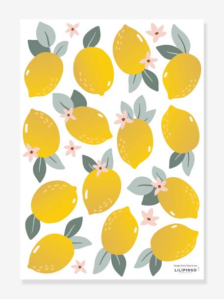 Lemon Stickers, Louise by Louise LILIPINSO yellow 