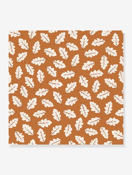 Oak Leaf Pattern Wallpaper, Joro by LILIPINSO brown 