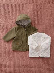 Baby-Outerwear-Coats-3-in-1 Parka with Detachable Bodywarmer, for Babies