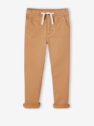 Chino Trousers, Easy to Slip On, for Boys