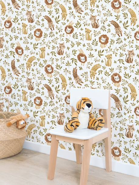 Jungle Animals Wallpaper, Felidae by LILIPINSO bronze 