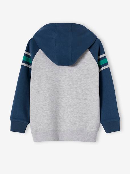 Hooded Sweatshirt, Graphic Motif, Raglan Sleeves, for Boys ink blue 