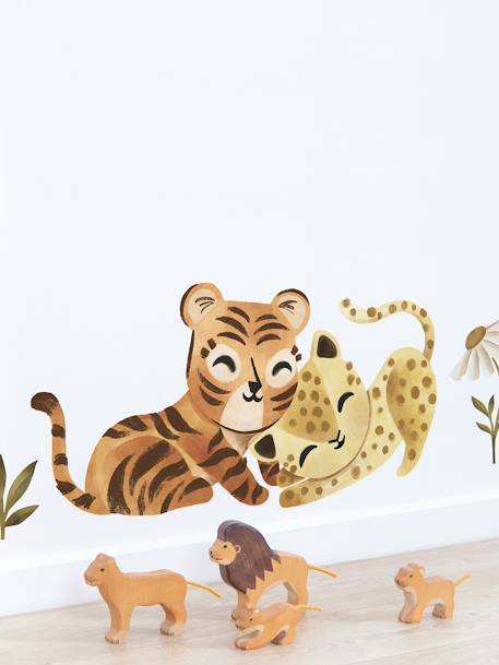 XL Leopard/Tiger Stickers, Felidae by LILIPINSO bronze 