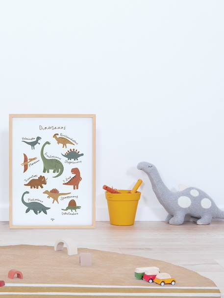 Dinosaurs Poster, Sunny by LILIPINSO brown 
