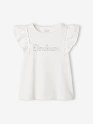 Girls-Tops-Ruffled T-Shirt for Girls