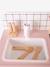 Wooden Design Kitchen - FSC®100 Certified caramel+Light Blue+Light Pink 