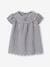Smocked Gingham Dress for Babies grey 