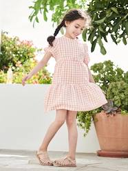 Frilly Dress with 3/4 Sleeves for Girls