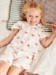 Girls-Pyjamas with Hearts & "Bisou" Print for Girls