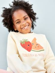 Girls-Cardigans, Jumpers & Sweatshirts-Fruity Sweatshirt for Girls