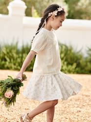 Girls-Skirts-Special Occasion Floral Skirt for Girls
