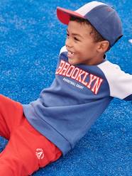 Boys-Cardigans, Jumpers & Sweatshirts-Team Brooklyn Colourblock Sports Sweatshirt for Boys