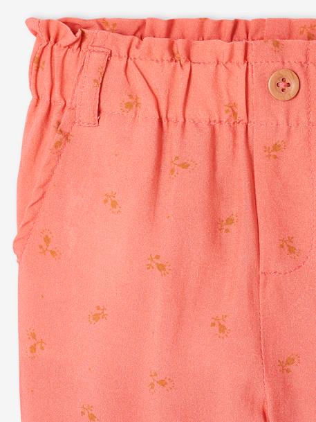 Fluid Trousers for Babies caramel+coral 