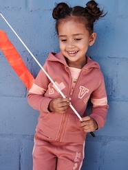 "Love" Zipped Sports Jacket with Hood for Girls