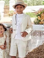 Boys-Occasion Wear Cotton/Linen Jacket for Boys