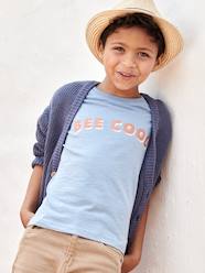 Boys-Tops-T-Shirts-T-Shirt with Be Cool Message, for Boys