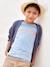 T-Shirt with Be Cool Message, for Boys sky blue 