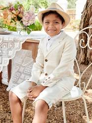Occasion Wear Cotton/Linen Jacket for Boys