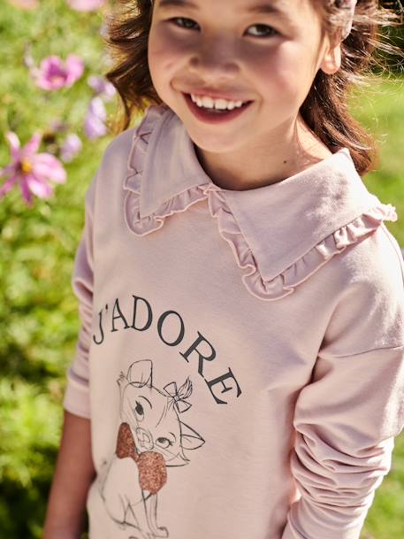 Marie Sweatshirt for Girls, Disney® The Aristocats old rose 
