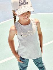 Girls-Tops-T-Shirts-Sports Sleeveless Top for Girls