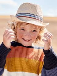 Straw-Like Panama Hat for Boys