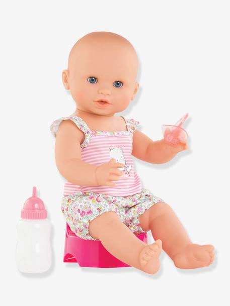 Emma Drink-and-Wet Bath Baby Doll Set, by COROLLE sweet pink 