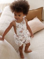 Floral Jumpsuit with Straps, for babies