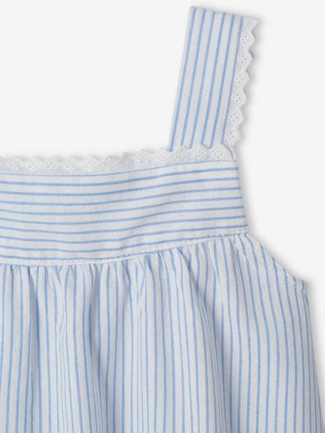 Striped Pyjamas for Girls striped blue 