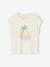 Sleeveless T-Shirt, Summer Motif, for Girls ecru 