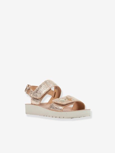 Costarei Girl Sandals by GEOX® for Children gold+pale pink 