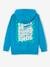 Hoodie with Maxi Motif on the Back, for Boys azure 