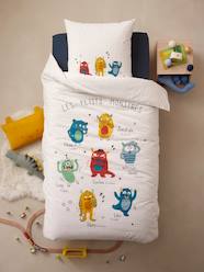 Bedding & Decor-Child's Bedding-Duvet Cover & Pillowcase Set for Children, Monsters