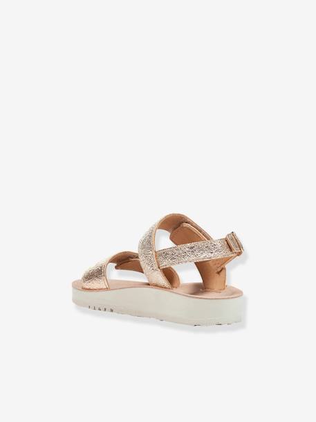 Costarei Girl Sandals by GEOX® for Children gold+pale pink 
